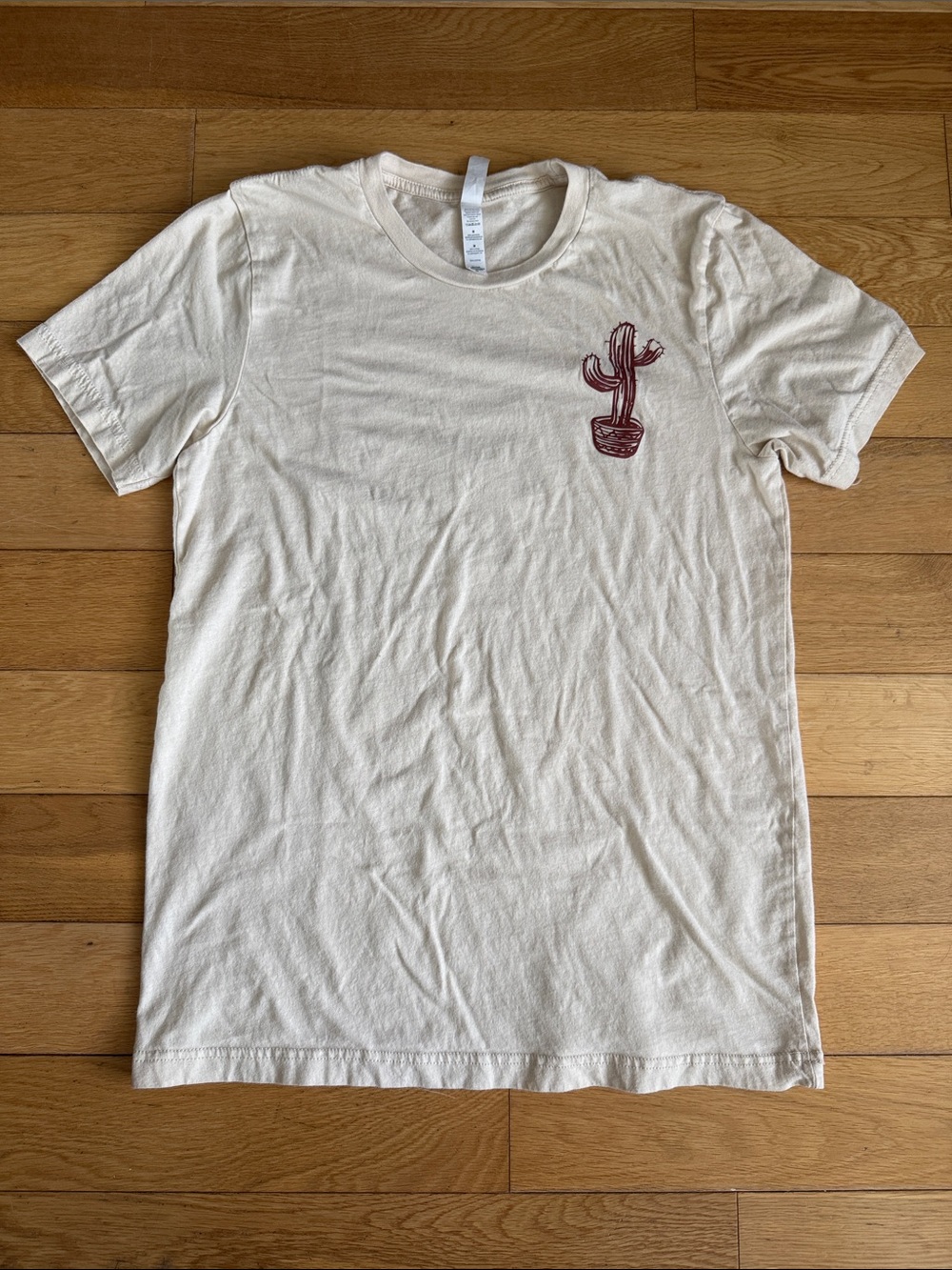 Cactus mr tequila Short-Sleeve Tee with brown Cactus Graphic